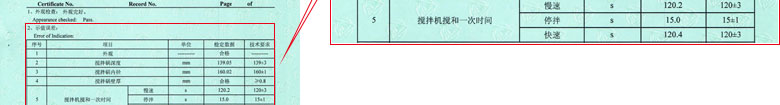攪拌站檢定證書報告結果頁 攪拌站檢定證書報告結果頁