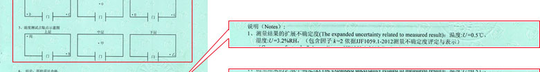 熱工儀器檢定證書報告結(jié)果頁 熱工儀器檢定證書報告結(jié)果頁