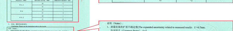 鐵路試驗儀器檢定證書報告結果頁 鐵路試驗儀器檢定證書報告結果頁